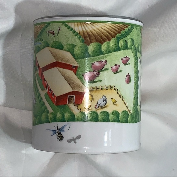 vintage TIFFANY & CO.Farm savings bank HAND LITHOGRAPHED/COLORED dated 2000